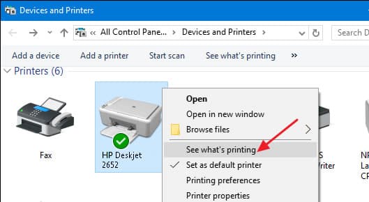 See what’s printing