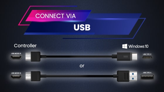 connect via usb