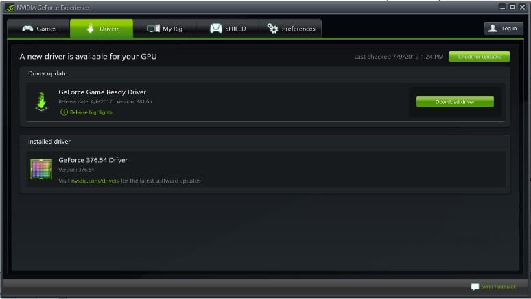 nvidia graphics card