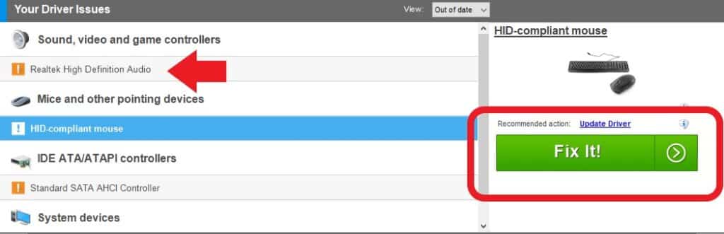 Driver Support automatic fix