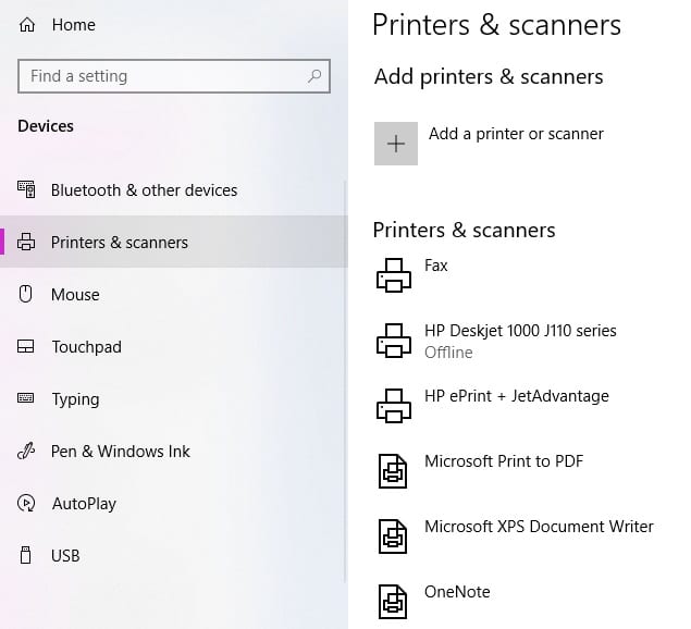 Printers & Scanners