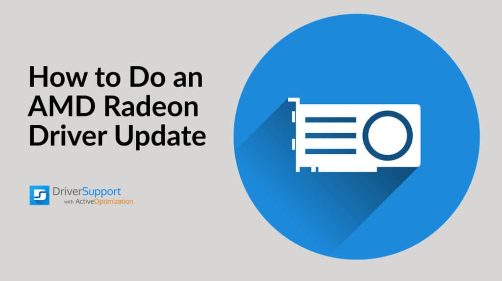 How to do an AMD Radeon Driver Update