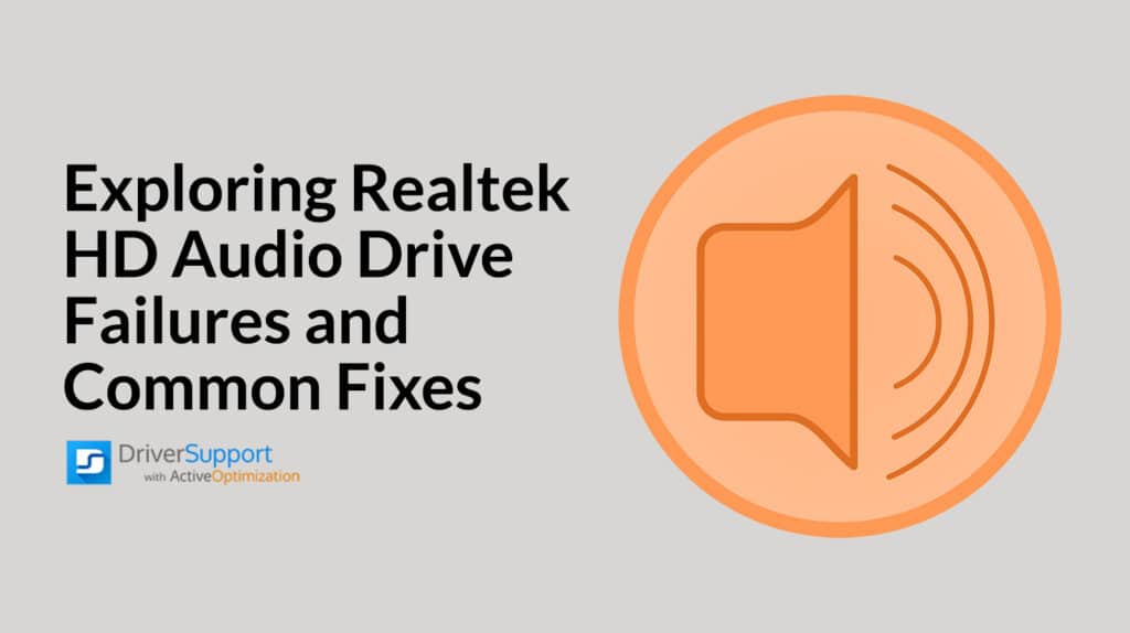 Exploring Realtek HD Audio Drive Failures and Common Fixes