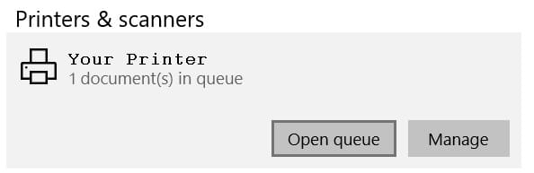 Open queue