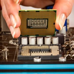 Modern processor and motherboard for a home computer