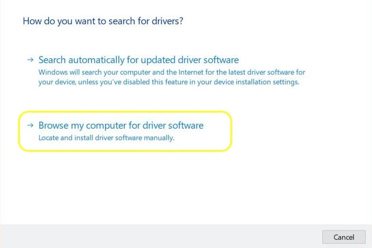  Search for a Driver