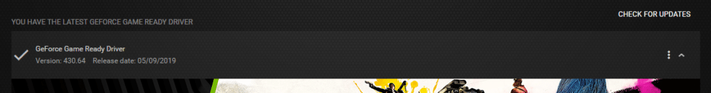 Latest GEForce Game Ready Driver