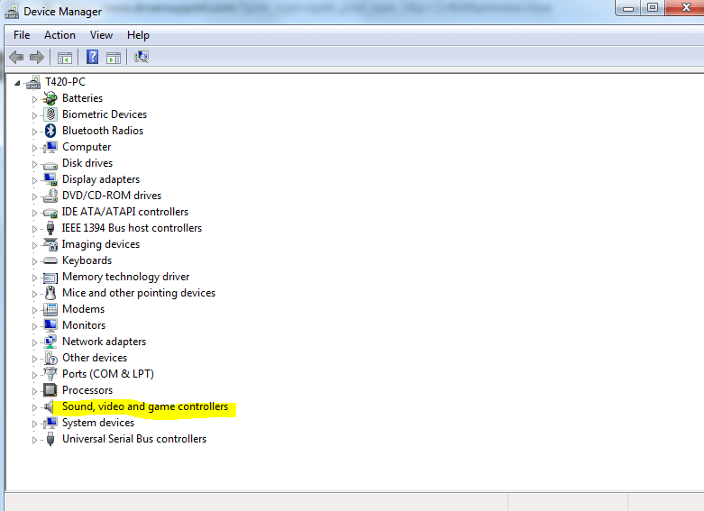 sound device manager