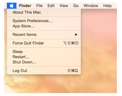 system preference on a Mac
