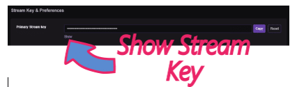 twitch stream key
